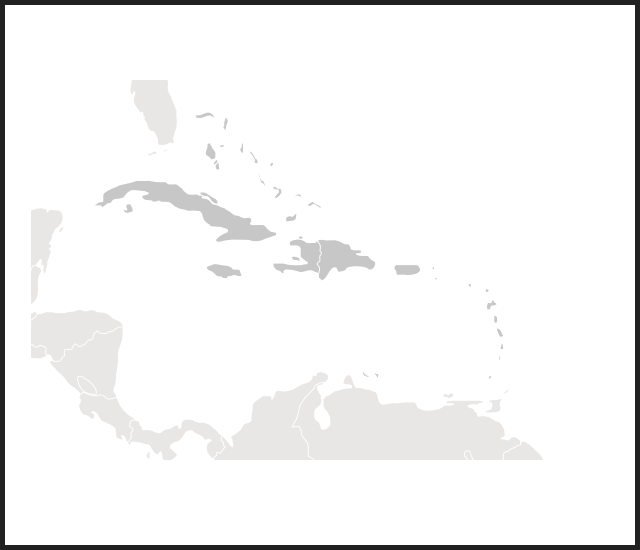 Modal map caribbean