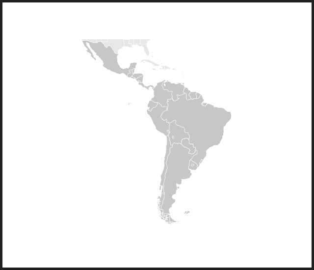 Modal map latin america